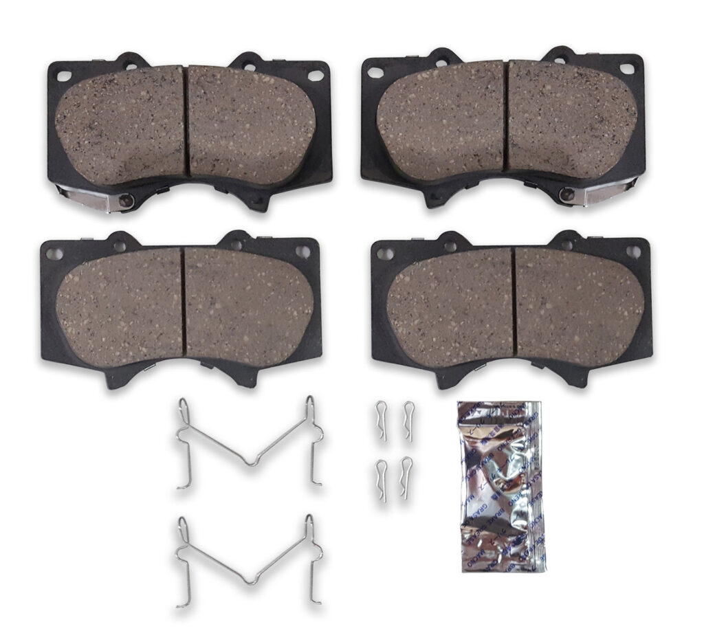 2001-2007 Toyota Sequoia Heavy Duty Front Ceramic Brake Pads - Beefed ...